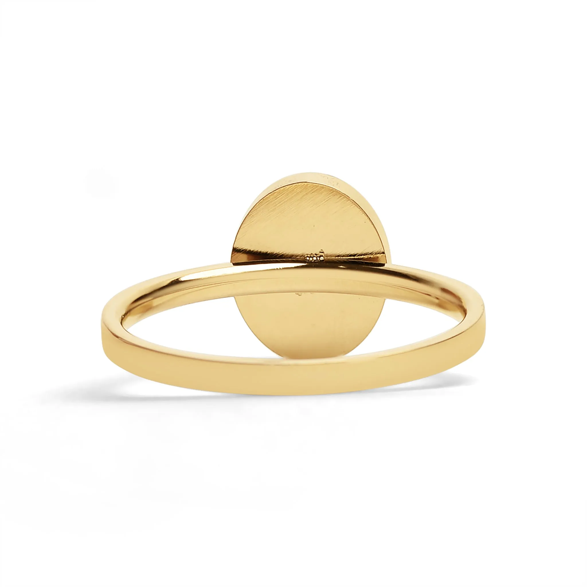 18k Gold PVD Coated Stainless Steel Mood Ring / CFR7041