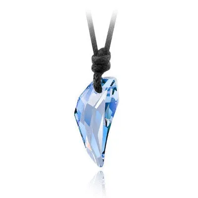 Crystal Zinc Alloy Geometric Shape Pendant Necklaces