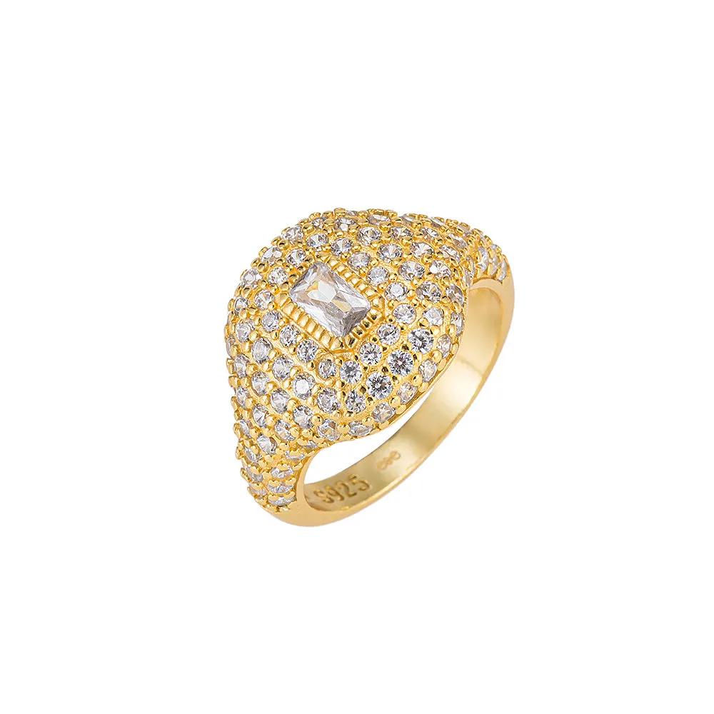 Cubic Zirconia Statement Ring