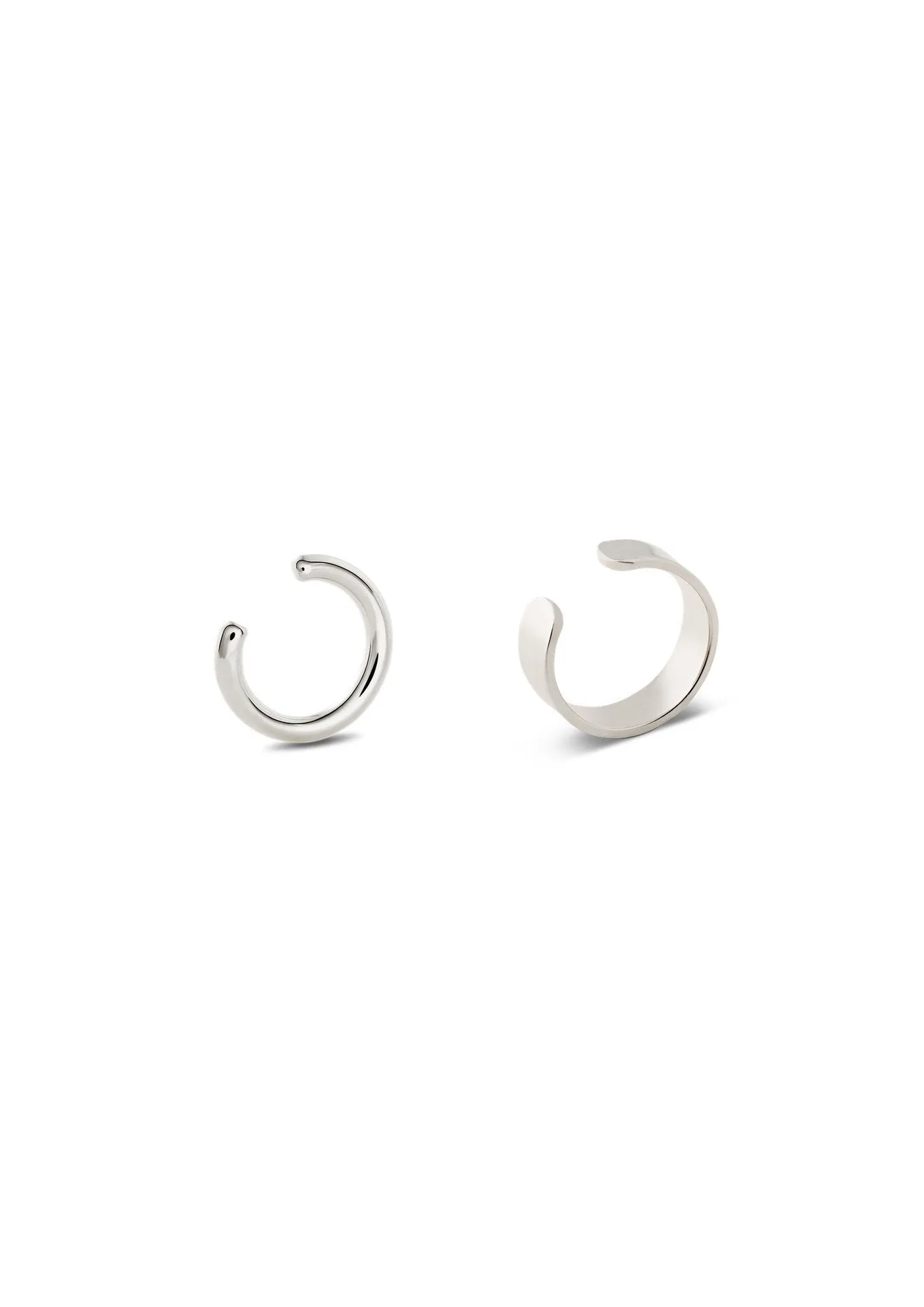 Ear Cuffs Duo Silver