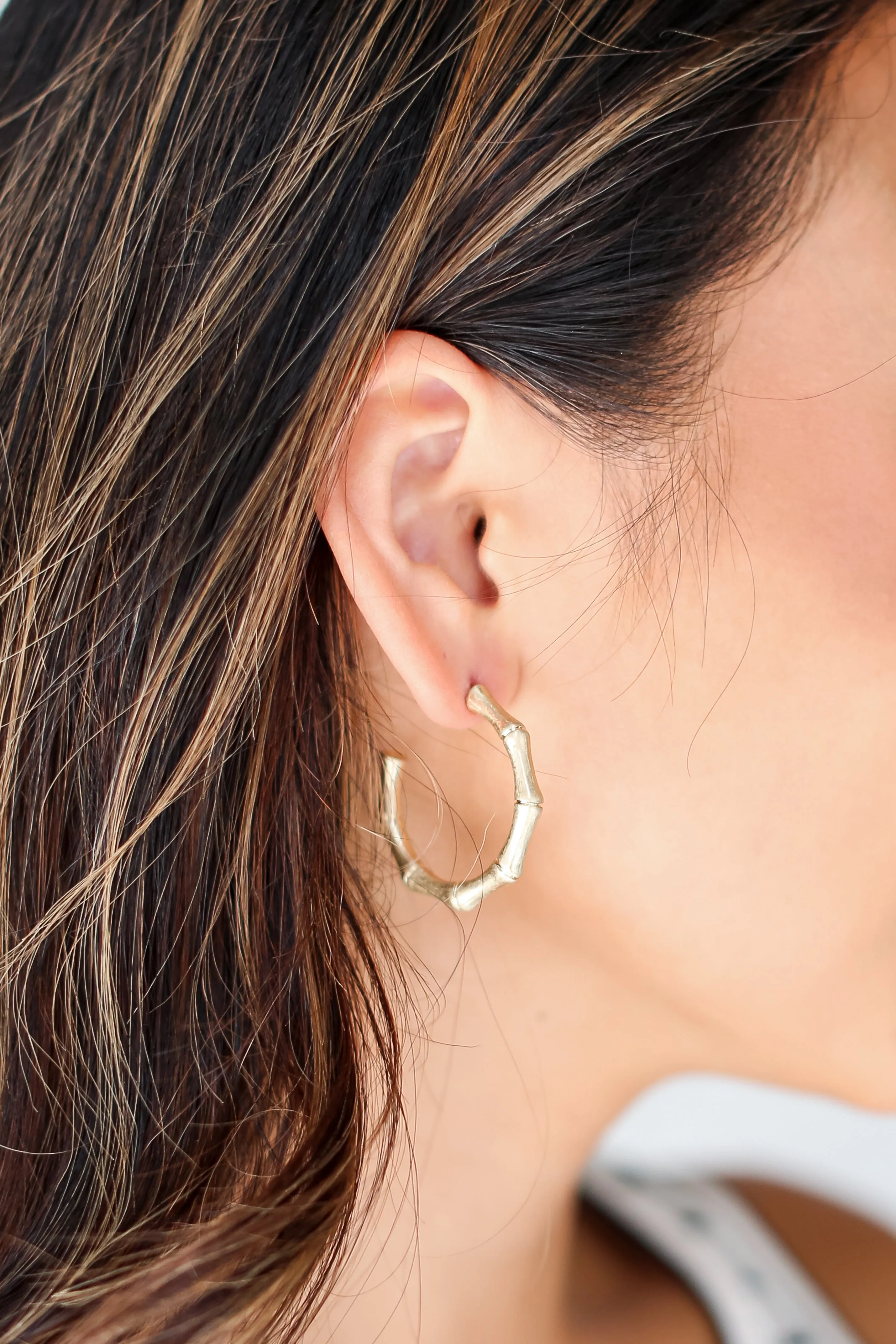 FINAL SALE - Karsyn Gold Hoop Earrings