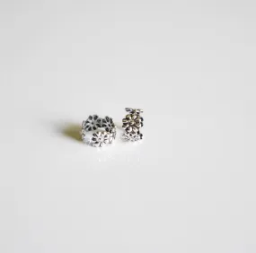 Flower Ear Cuff Earrings 925 Sterling Silver Luxury Women's Jewelry none pierced earrings