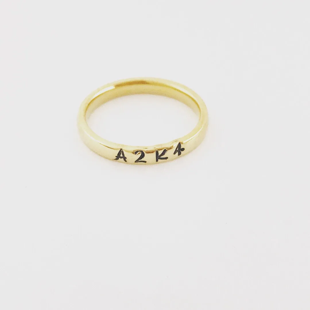 GOLD STACKABLE RINGS