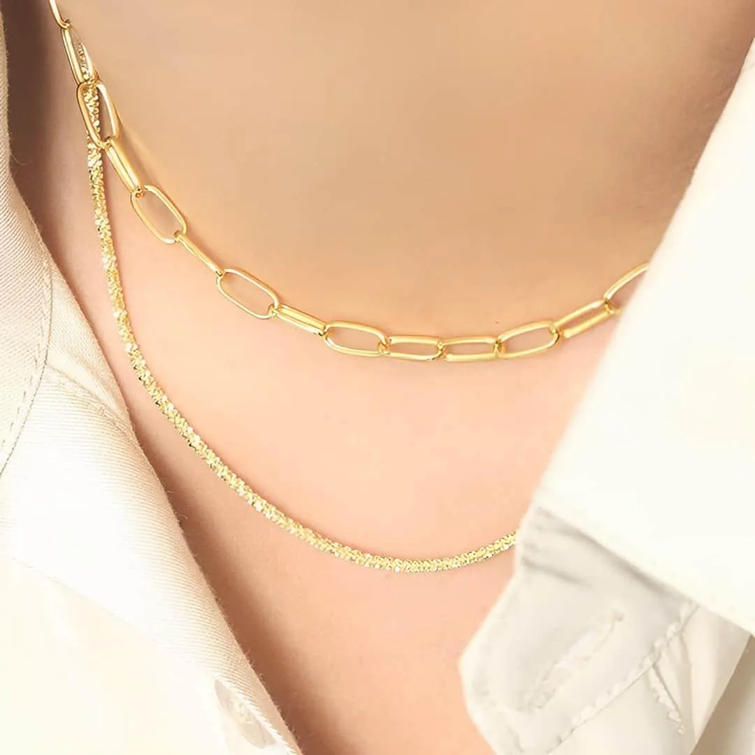 Oval Link Chain Necklace