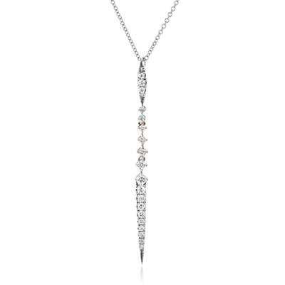 Pendant in 18k Gold with Diamonds