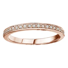 "ROSA" STACKABLE DIAMOND BAND