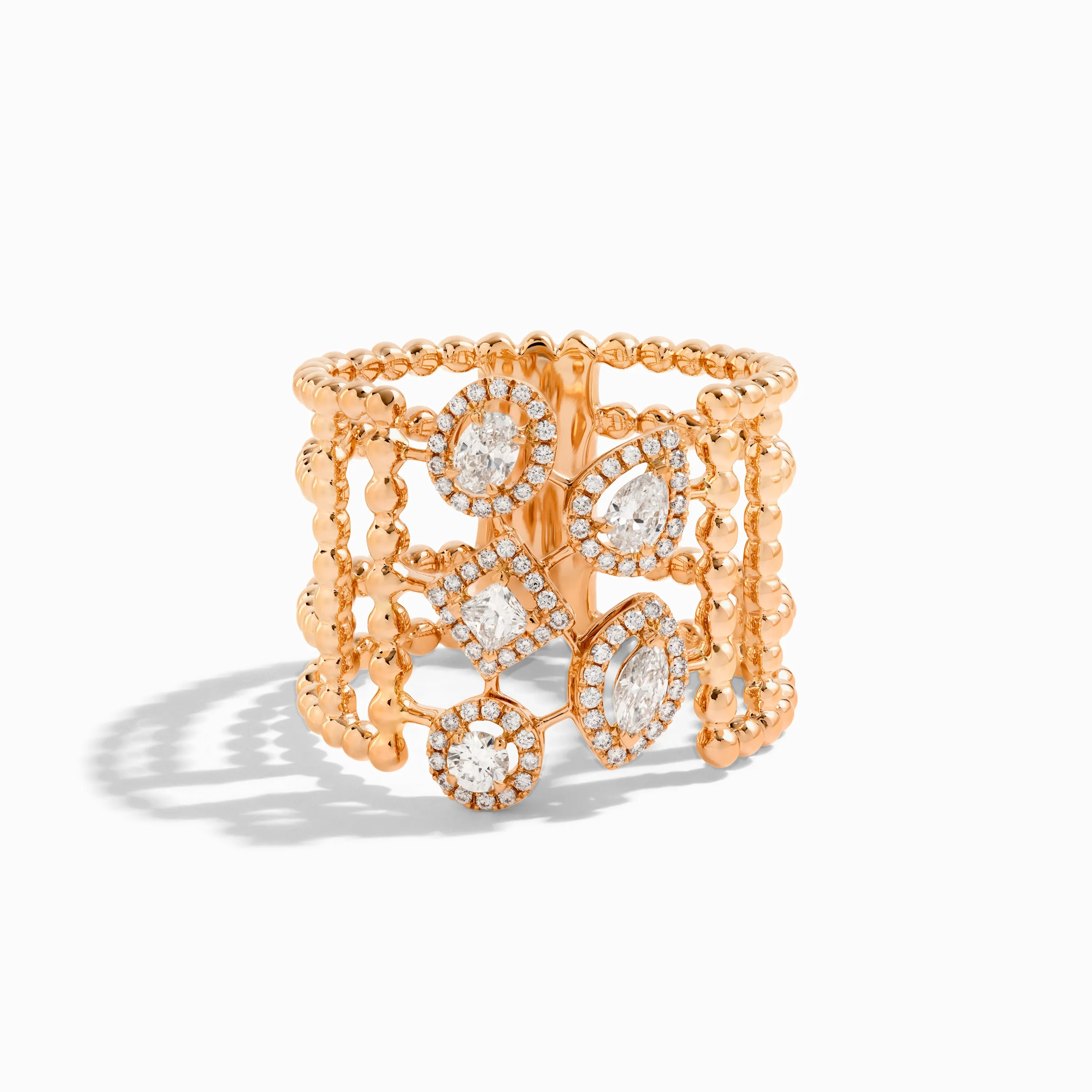 Rock Multi-Strand Ring