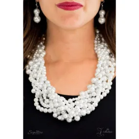 Stephanie Pearl Necklace w/ Earrings