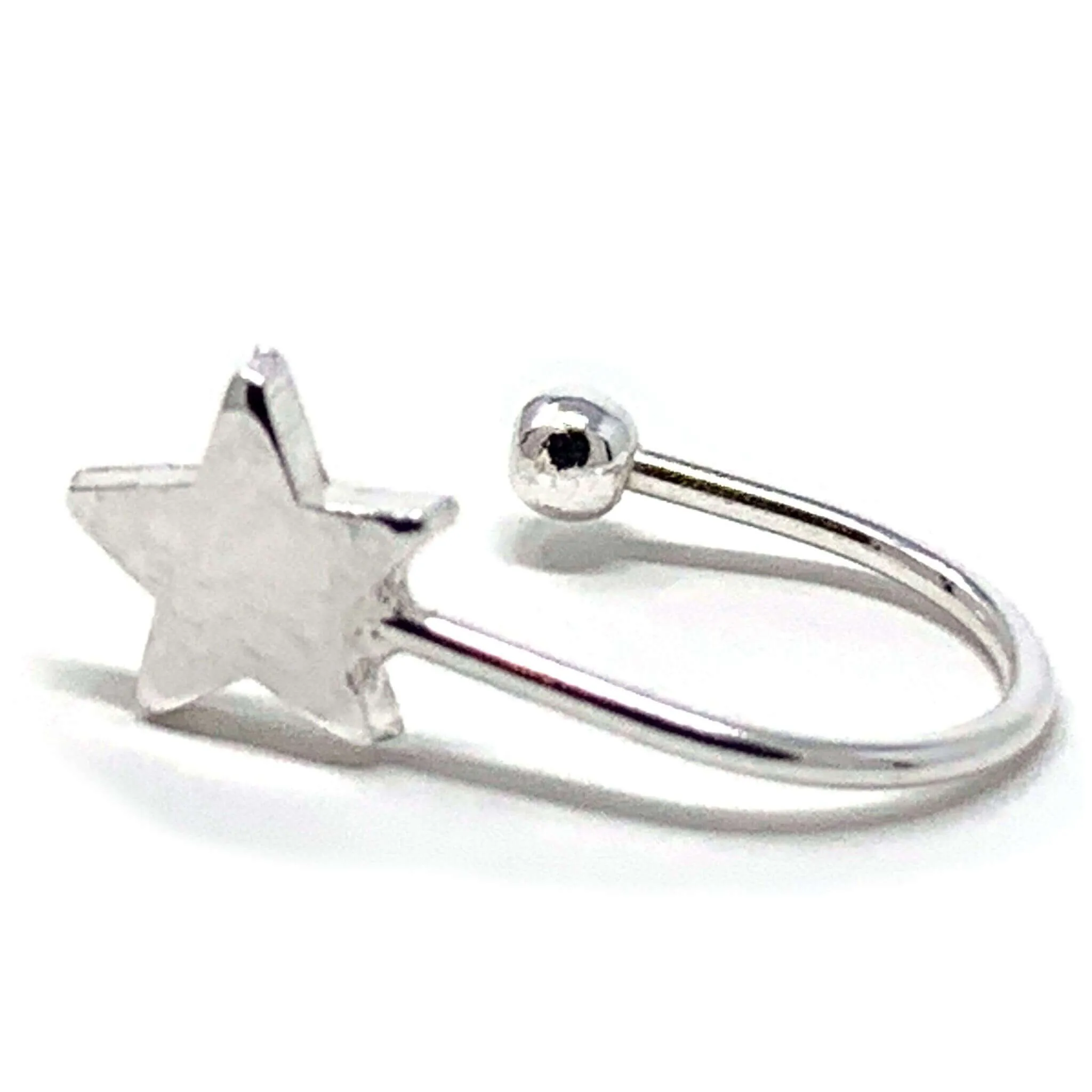 Sterling Silver Star Ear Cuff