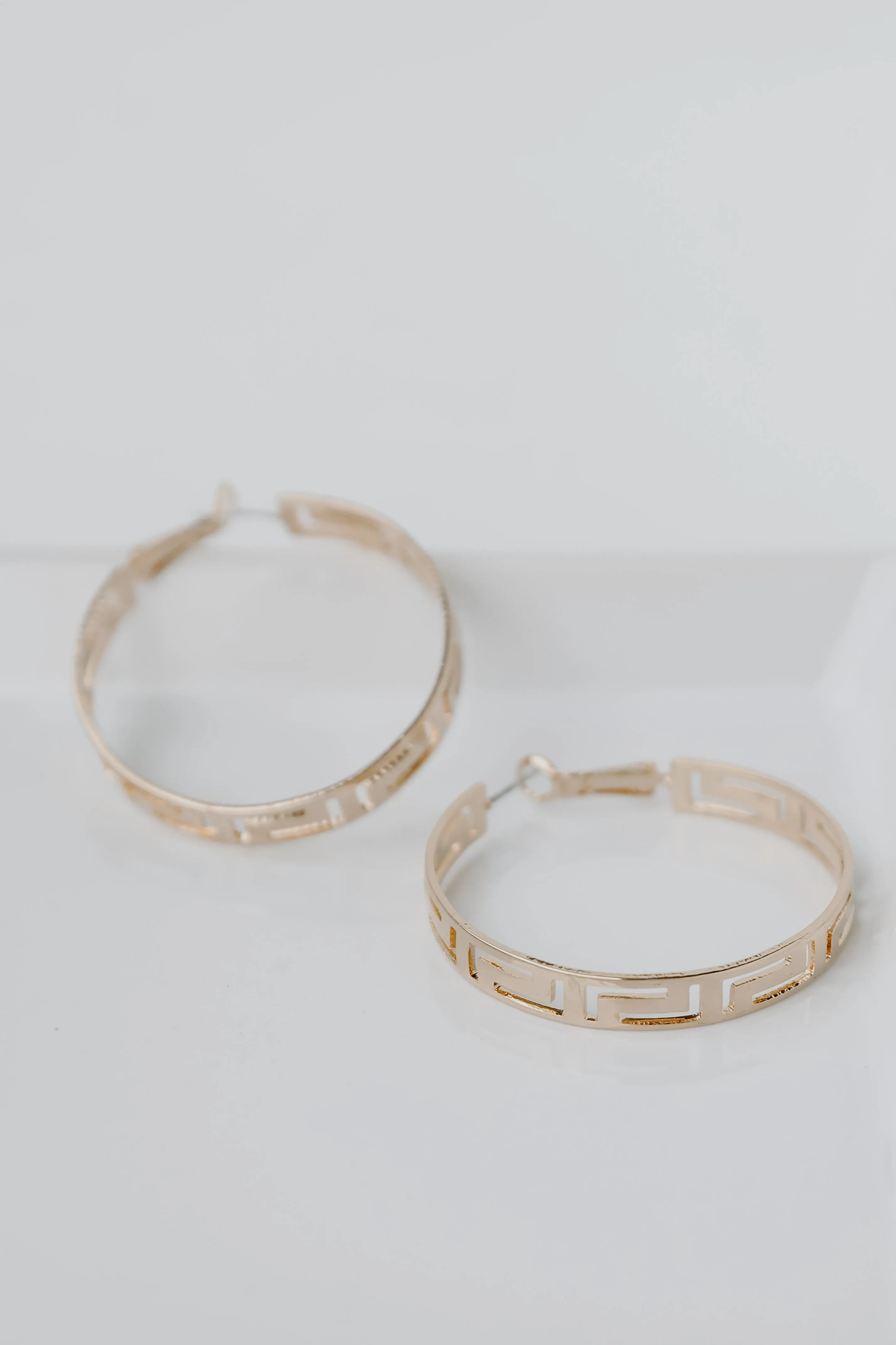 Teagan Gold Hoop Earrings