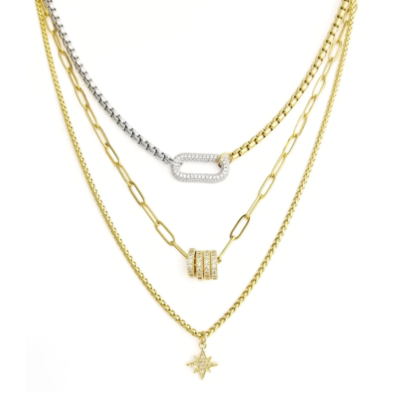 True North Layered Necklace Trio