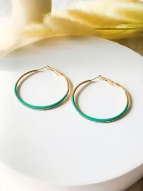 Whirl Hoops Earring